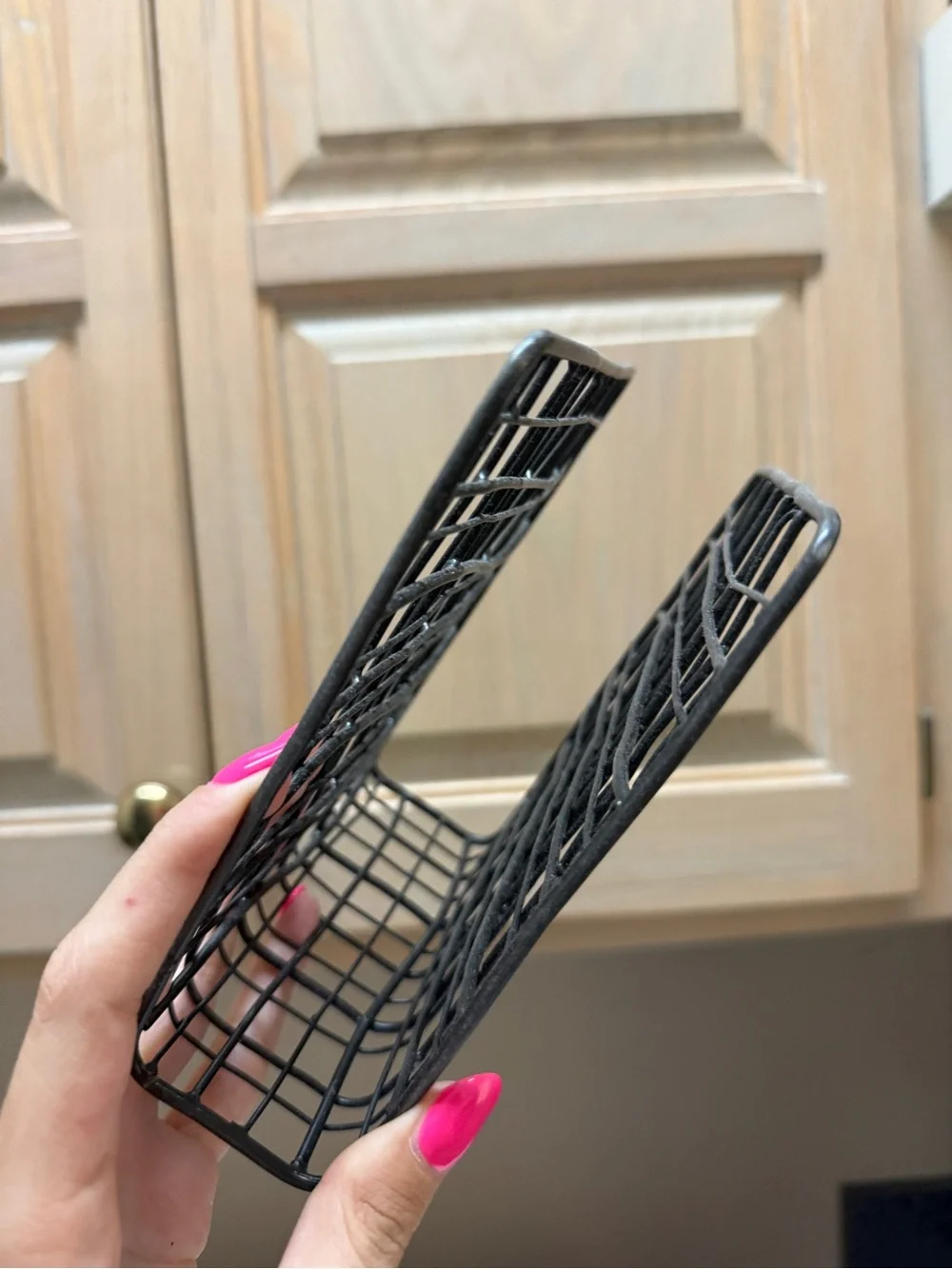 Black Wire Grid Napkin Holder